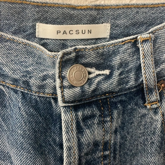 Women's Pacsun High Rise Straight Denim Jeans, Size 25 - Picture 5 of 16